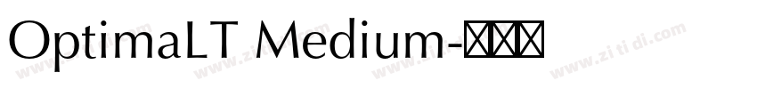 OptimaLT Medium字体转换